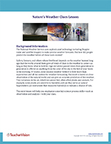 Nature's Weather Clues Background Information