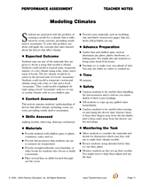 Modeling Climates