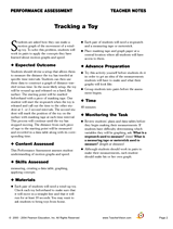 Tracking a Toy
