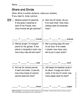 Share and Divide (Gr. 2)
