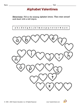 Alphabet Valentines