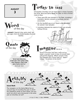 Columbus Sails the Ocean Blue