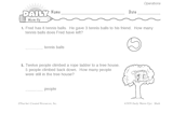 Math Warm-Up 68 for Gr. 1 & 2: Operations
