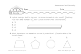 Math Warm-Up 123 for Gr. 5 & 6: Measurement & Geometry