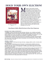 Margaret Chase Smith: A Woman for President Mock Election Guide