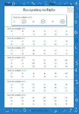 Recognizing Multiples