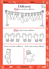 Different Socks and Gloves